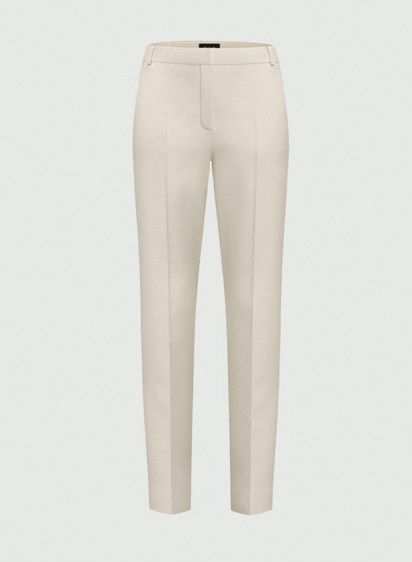 Off White Παντελόνι σε ίσια γραμμή Emme Marella - 5