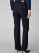 Navy Blue Five-pocket jeans in stretch cotton with a slim flare line Emme Marella - 2