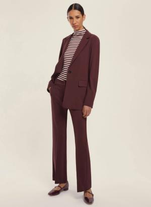 Bordeaux straight fit Trousers Emme Marella - 48067