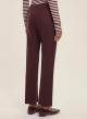 Bordeaux straight fit Trousers Emme Marella - 1