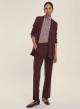 Bordeaux straight fit Trousers Emme Marella - 2