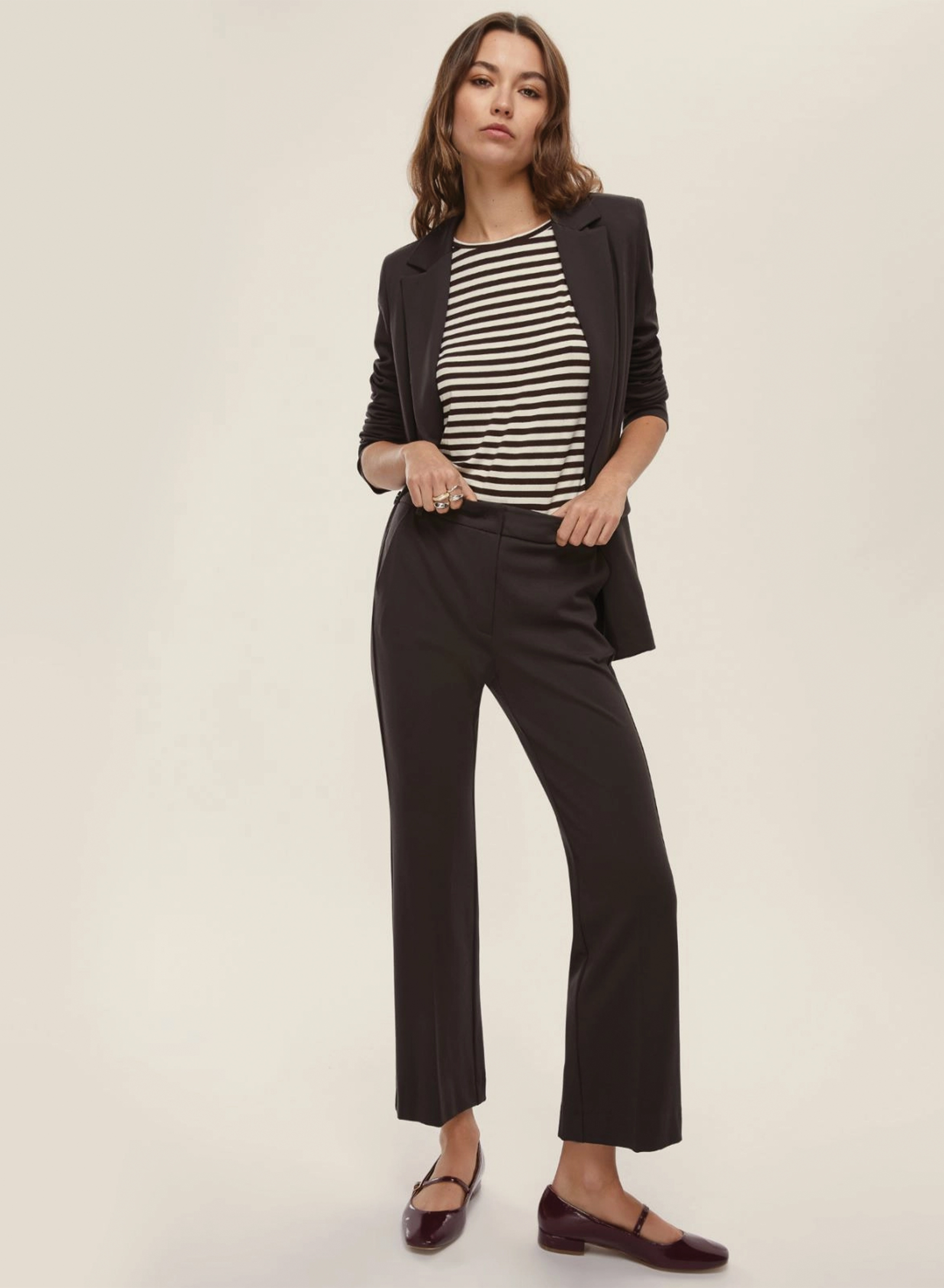 Brown straight fit Trousers Emme Marella - 2