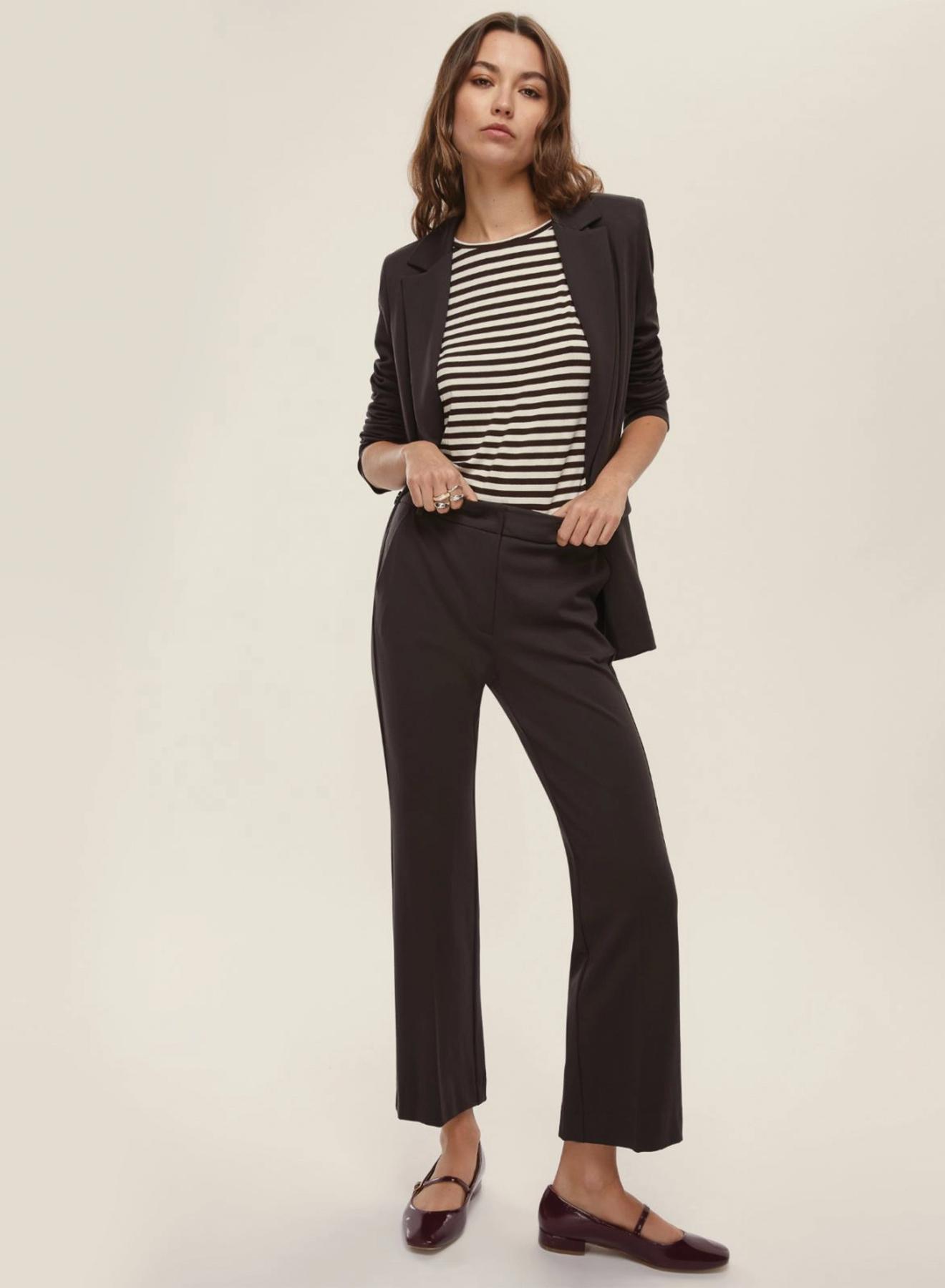 Brown straight fit Trousers Emme Marella - 3