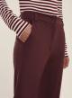 Bordeaux straight fit Trousers Emme Marella - 3