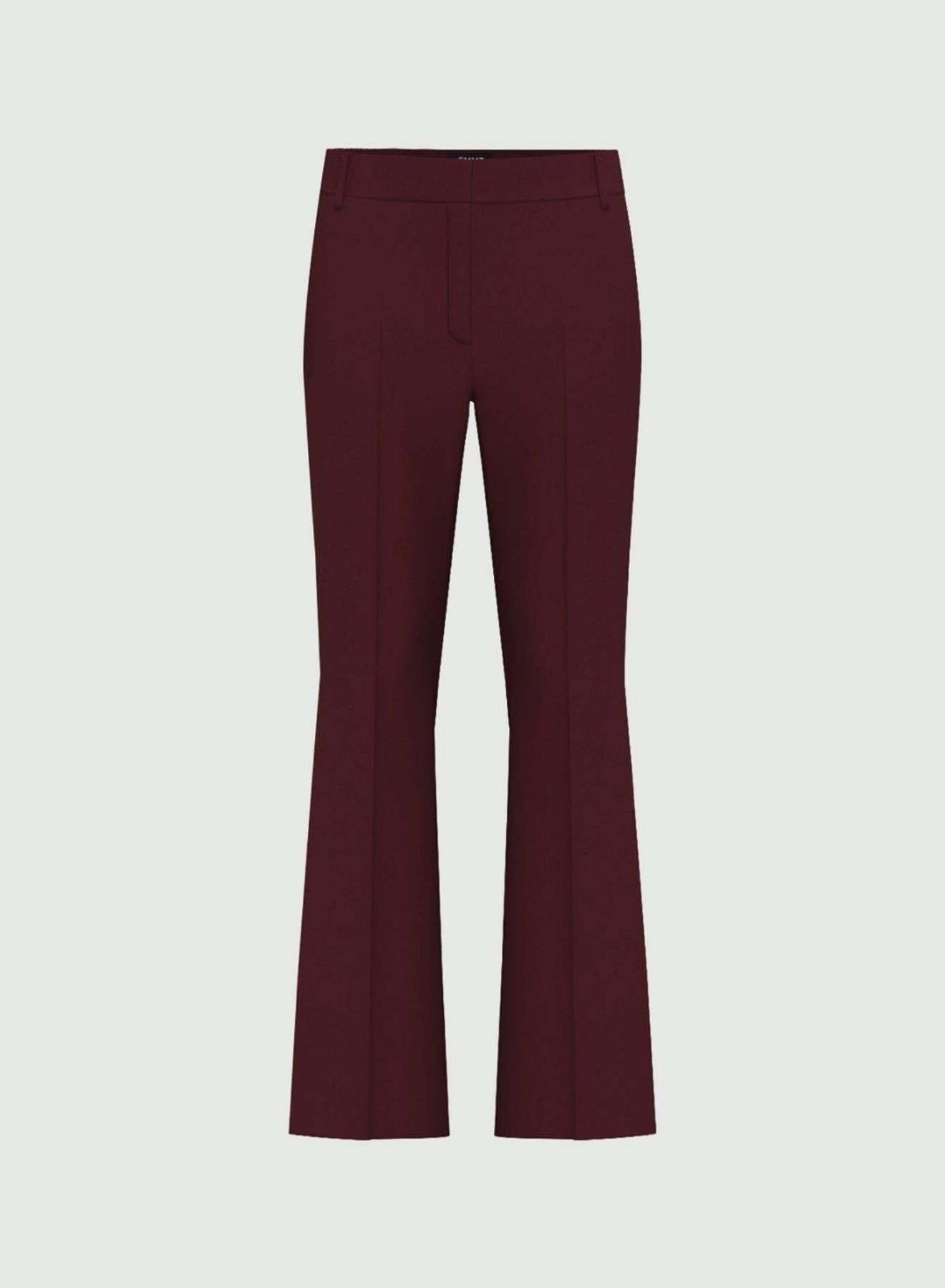 Bordeaux straight fit Trousers Emme Marella - 5