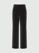 Dark Grey straight fit corduroy Trousers with elasticated rear waistband Emme Marella - 4