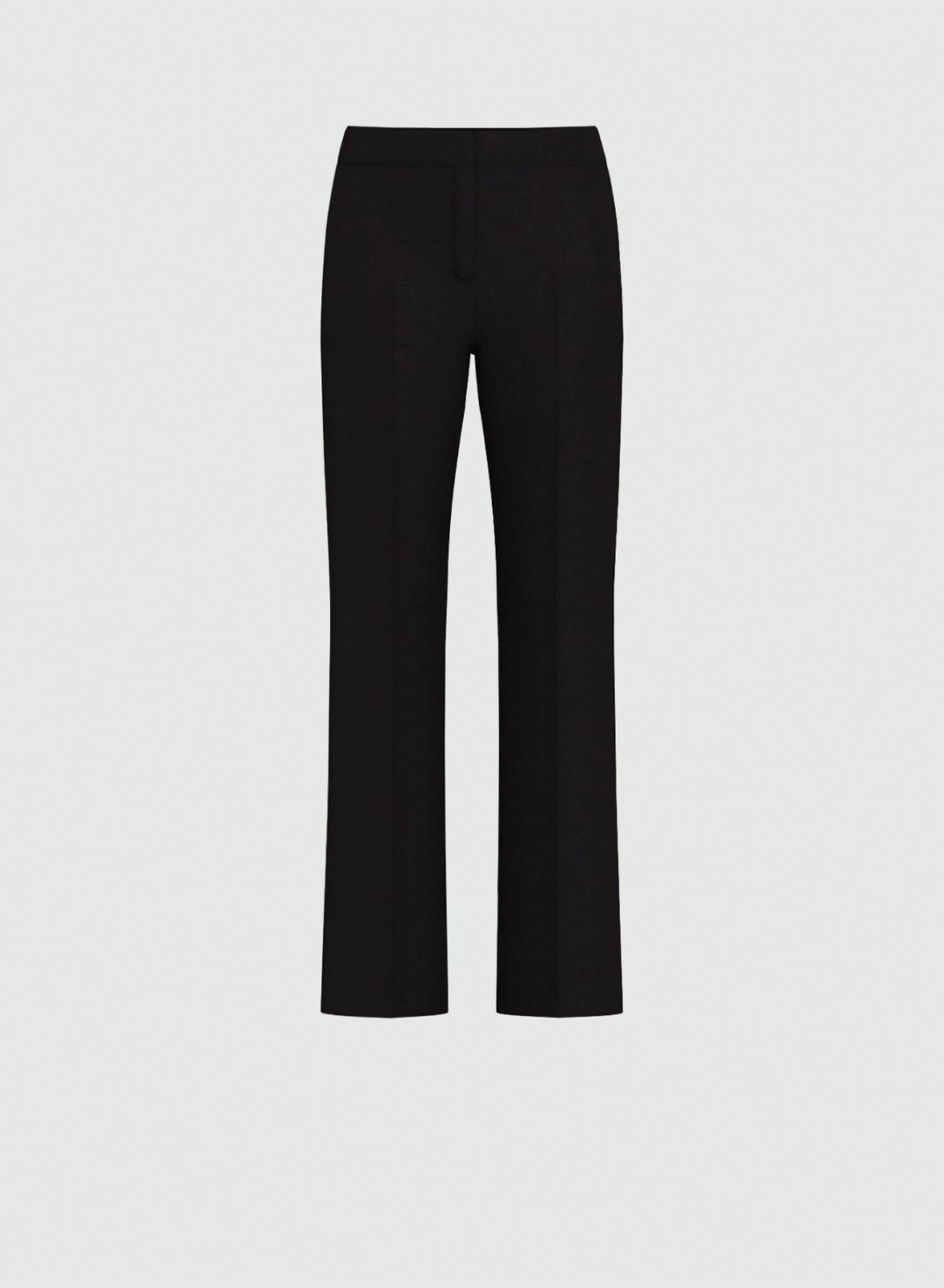 Black satin Trousers with a slight flare Emme Marella - 4