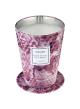 Rose petal ice cream 2 wick table tin candle - 1
