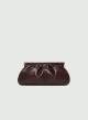 Bordeaux hand-shoulder Bag with removable metal chain shoulder strap Emme Marella - 1