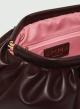 Bordeaux hand-shoulder Bag with removable metal chain shoulder strap Emme Marella - 3
