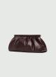 Bordeaux hand-shoulder Bag with removable metal chain shoulder strap Emme Marella - 4