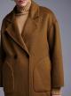 Olive double breasted Coat with external pockets Fly Luxury - 2