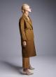 Olive double breasted Coat with external pockets Fly Luxury - 4