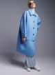 Light Blue Coat with single lapel Vicolo - 0