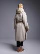 Beige Coat with belt and detachable padded Gilet Fly Luxury - 2