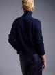 Dark Blue turtleneck Sweater Luxe - 2