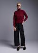 Bordeaux  turtleneck Sweater Luxe - 3