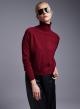 Bordeaux  turtleneck Sweater Luxe - 1