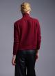 Bordeaux  turtleneck Sweater Luxe-5