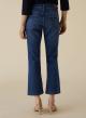 Blue flared Jeans in stretch cotton Emme Marella - 1