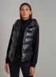 Hooded puffer jacket with removable sleeves - 1