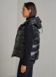 Hooded puffer jacket with removable sleeves - 3