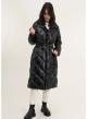 Quilted puffer jacket with hood - 0