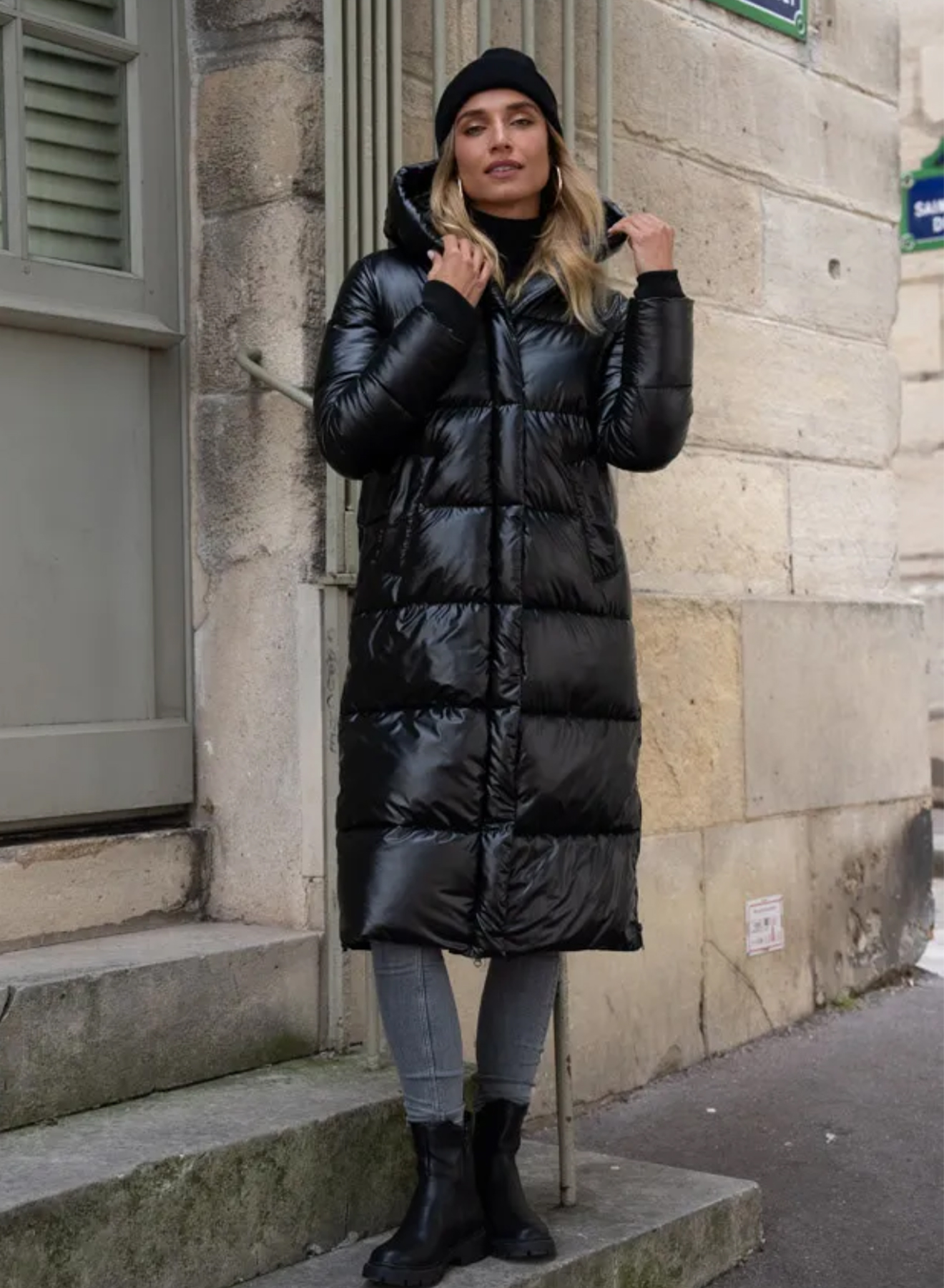 Μπουφάν puffer με κουκούλα - 3