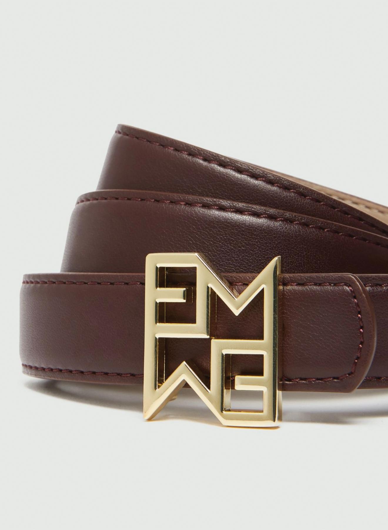 Bordeaux reversible Belt Emme Marella - 3