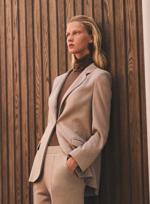 Μπεζ Σακάκι με ένα κουμπί Milla - 52092