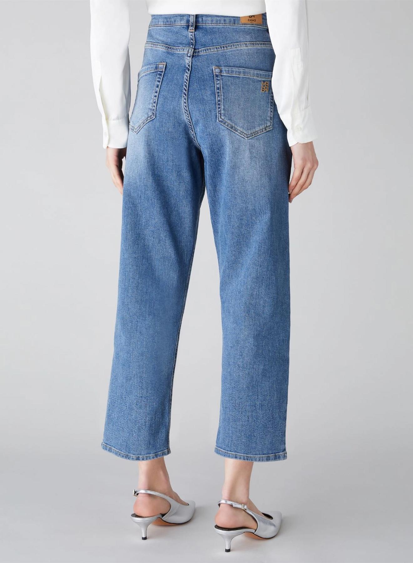 Blue wide and loose fit Jeans Emme Marella - 3