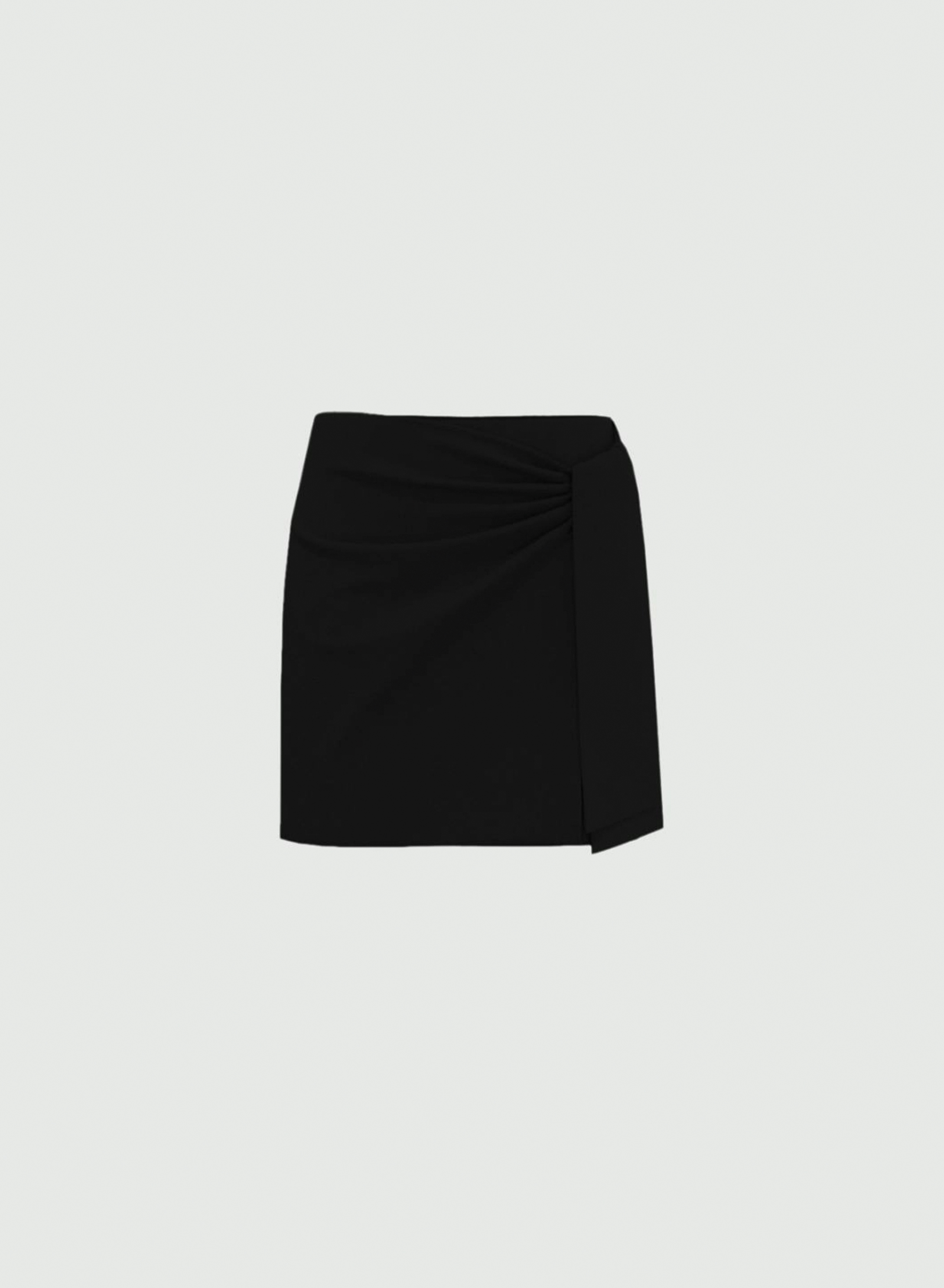 Black wrap Skirt Emme Marella - 4