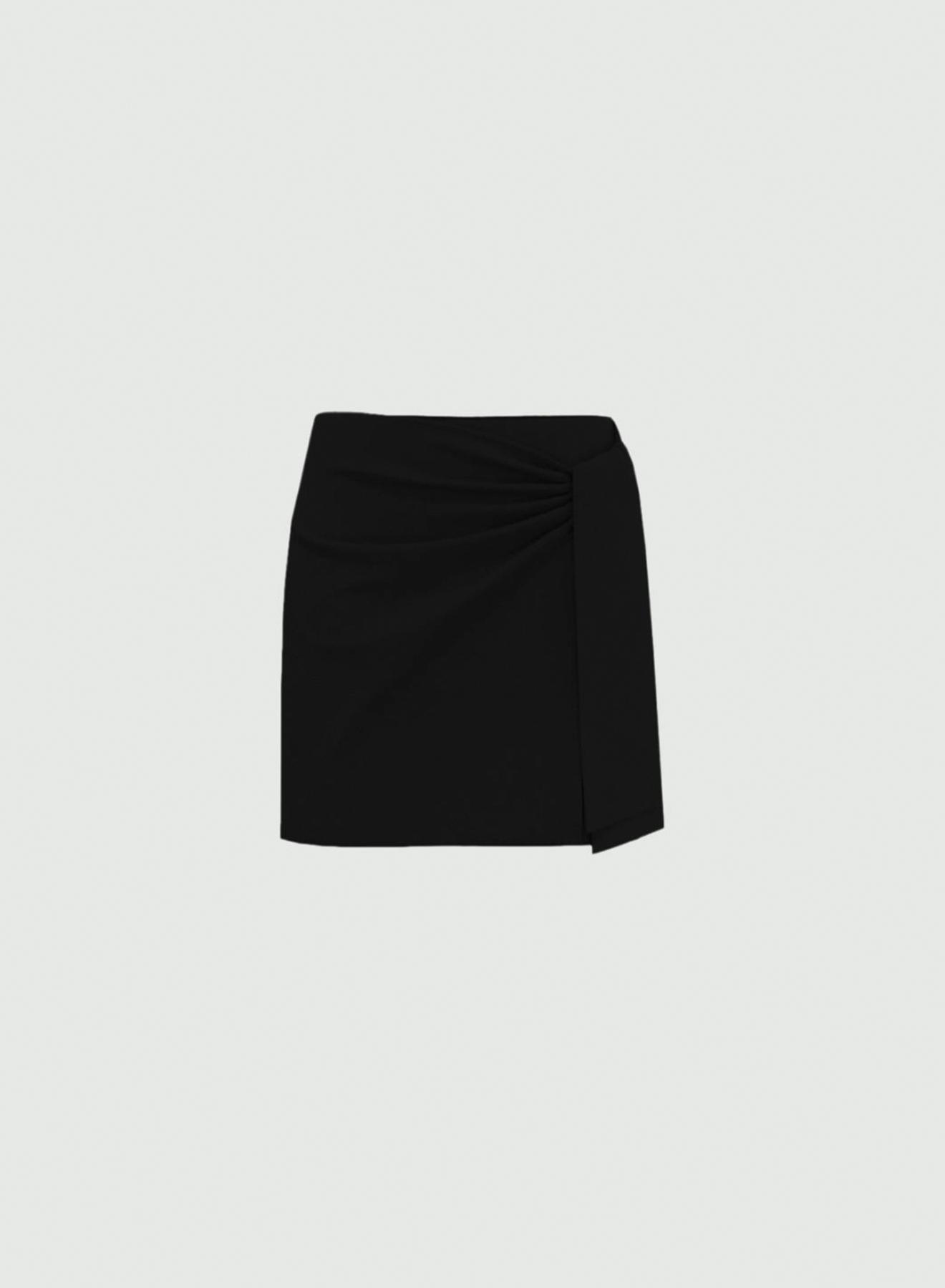 Black wrap Skirt Emme Marella - 5