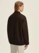Brown wool blended bomber Jacket Emme Marella - 1
