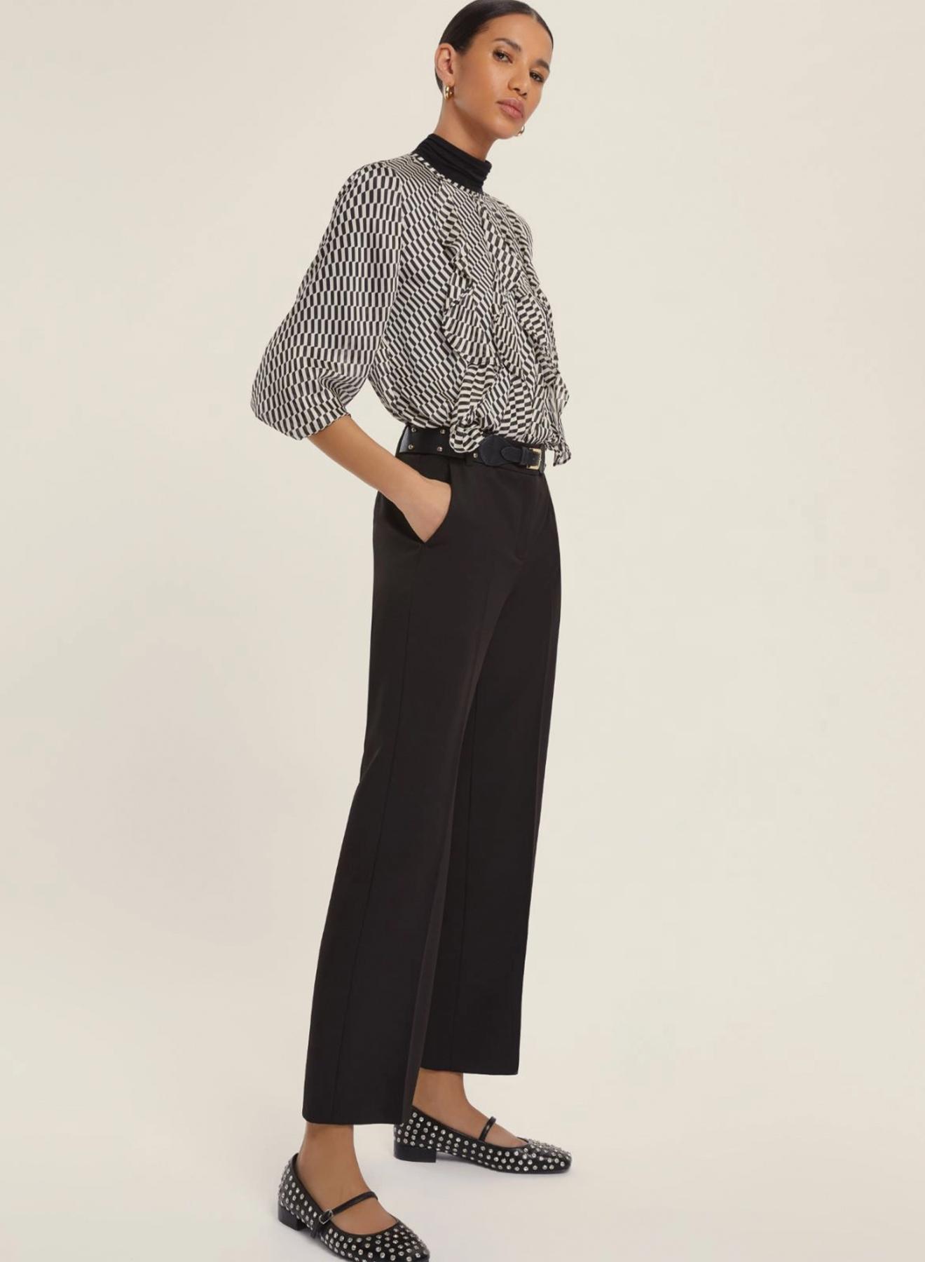 Black Trousers with a slight flare Emme Marella - 1