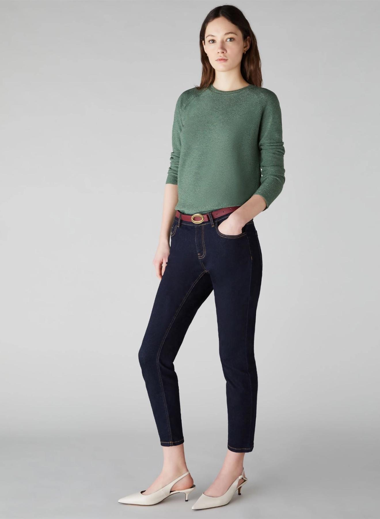 Navy Blue skinny stretch Παντελόνι Τζιν Emme Marella - 1