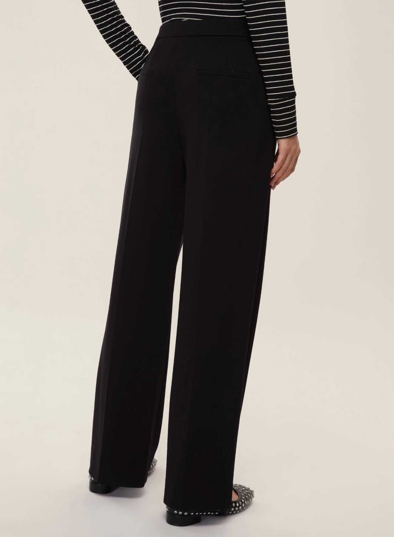 Black straight fit Trousers Emme Marella - 2