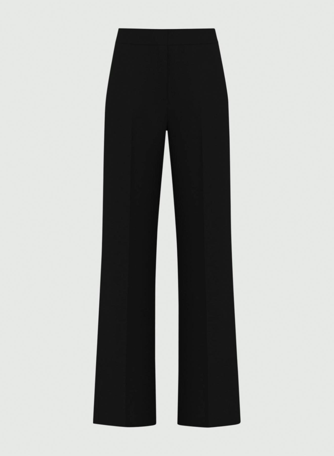 Black straight fit Trousers Emme Marella - 5