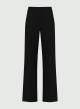 Black straight fit Trousers Emme Marella - 4