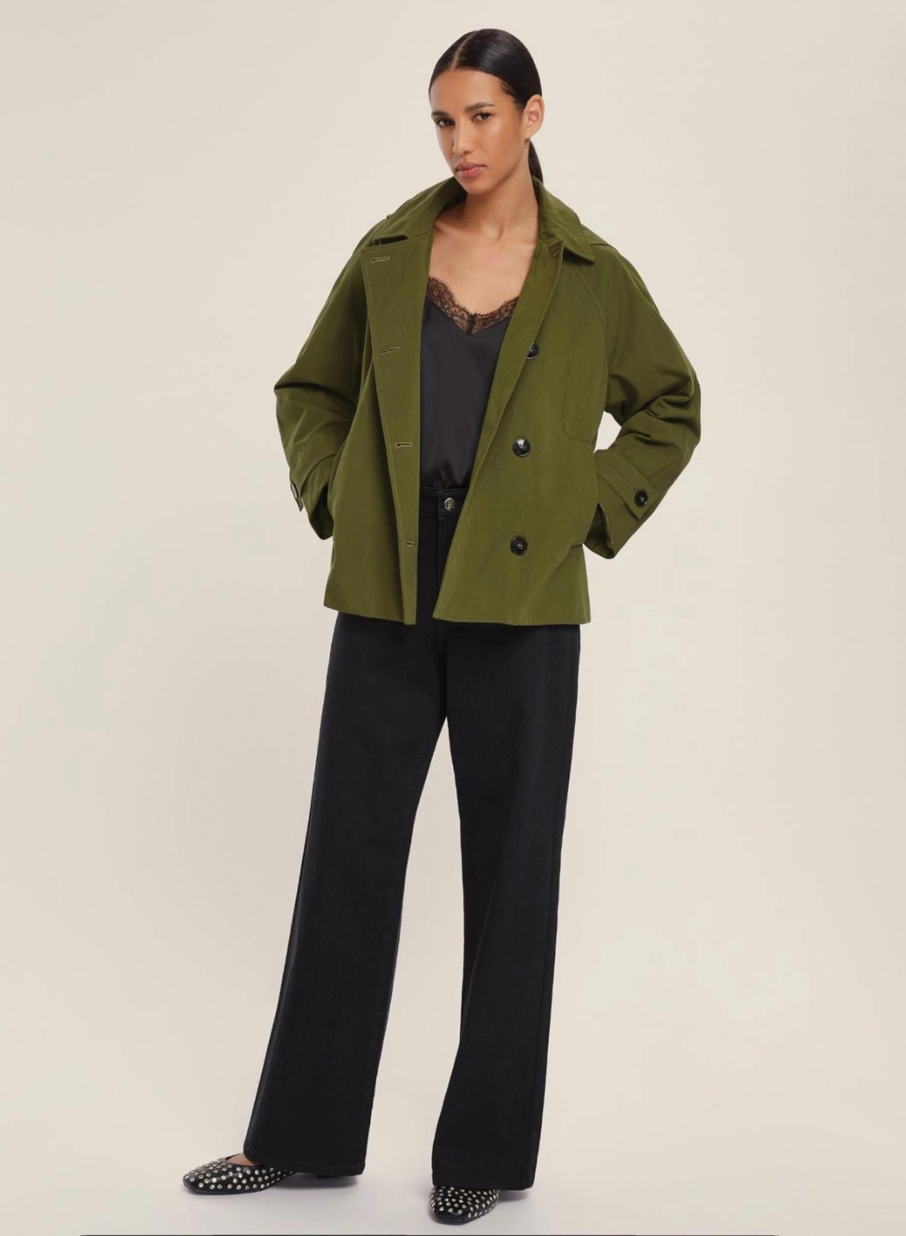 Black straight fit Jeans with patch pockets Emme Marella - 1