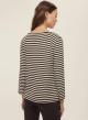 Brown long-sleeved sailor-striped T-shirt with long sleeves Emme Marella - 1
