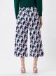 Straight fit trouser with geometric pattern and rubber waistband-5