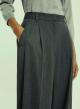 Grey wide legs Trousers with pleats Emme Marella - 3