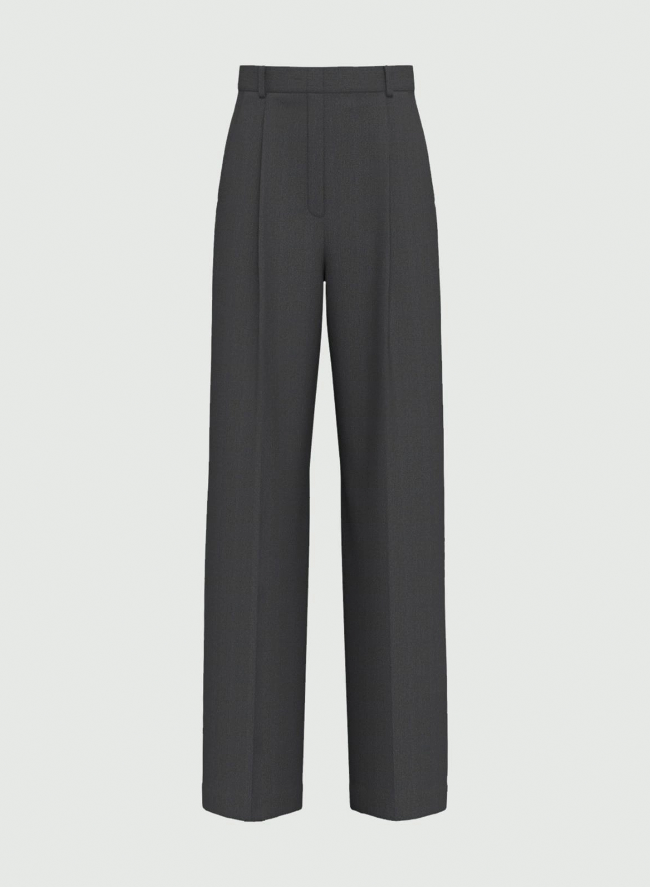 Grey wide legs Trousers with pleats Emme Marella - 4