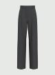 Grey wide legs Trousers with pleats Emme Marella - 4