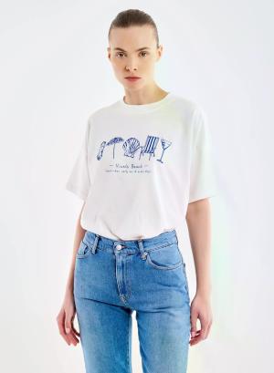 Copy of Pink printed cotton T-Shirt Vicolo - 59665