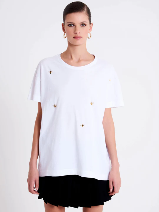 T-shirt with Bee decoration - 1