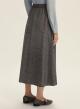 Grey Skirt with rear elasticated waistband Emme Marella - 1