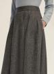 Grey Skirt with rear elasticated waistband Emme Marella - 3