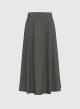Grey Skirt with rear elasticated waistband Emme Marella - 4